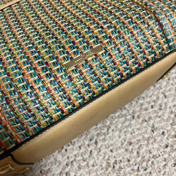 Simply Noelle Large Shoulder Bag Multicolor with Webbing Detail. - Picture 2 of 10